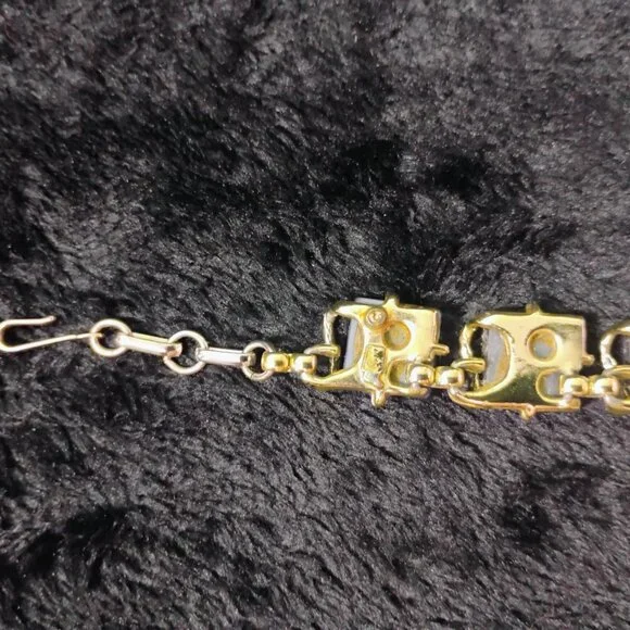 Coro Blue Necklace and Bracelet Set (201) - Picture 5 of 6